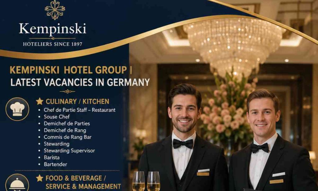 Kempinski Hotel Group | Latest Vacancies in Germany