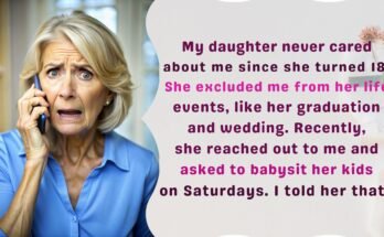 After leaving me, my daughter wants me to look after her children
