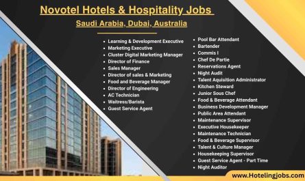Novotel Hotels Jobs Saudi Arabia, Dubai, Australia
