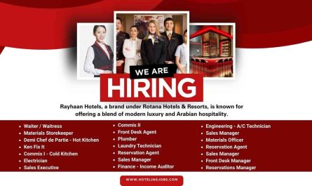 Rayhaan Hotels & Resorts jobs Saudi Arabia & Qatar