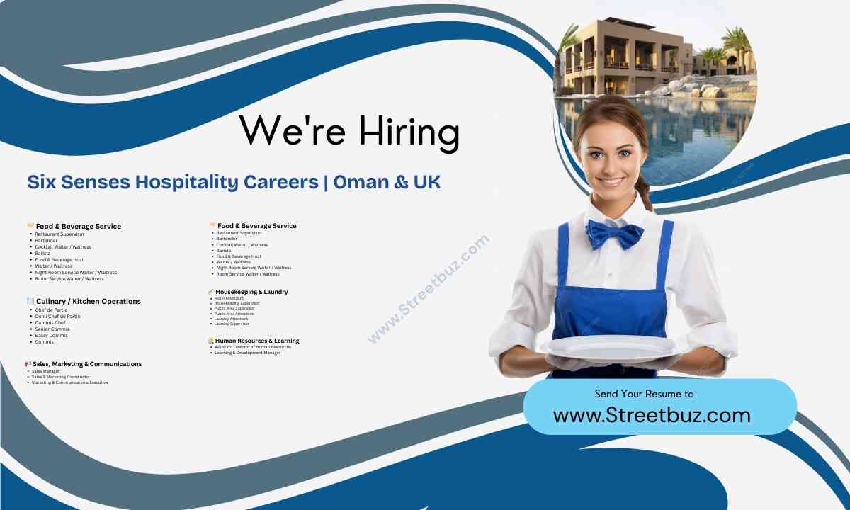 Six Senses Hospitality Careers | Oman & UK