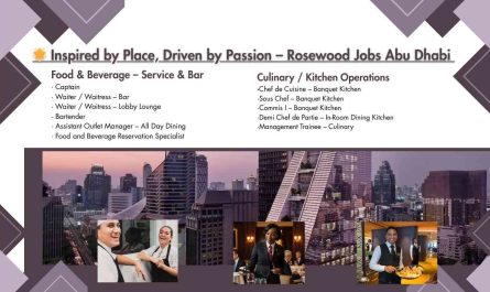 Inspired by Place, Driven by Passion – Rosewood Jobs Abu Dhabi
