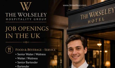 Join The Wolseley Hospitality Group – Job Openings in the UK