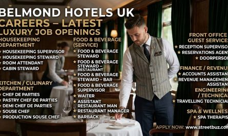 Belmond Hotels UK Careers – Latest Luxury Job Openings