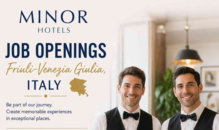 Minor Hotels Job Openings in Friuli-Venezia Giulia, Italy
