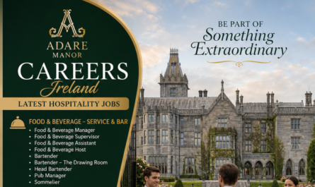 Adare Manor Careers Ireland | Latest Hospitality Jobs