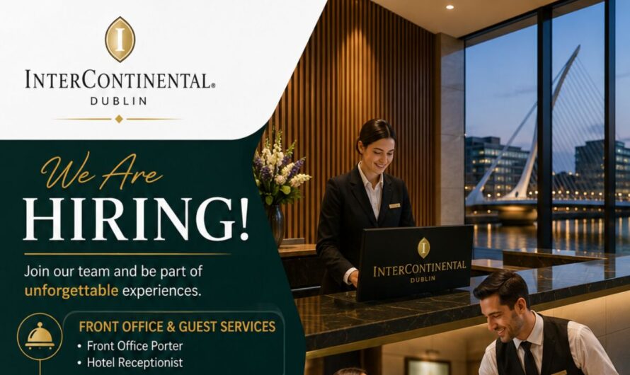 InterContinental Dublin – Latest Hotel & Hospitality Career Opportunities