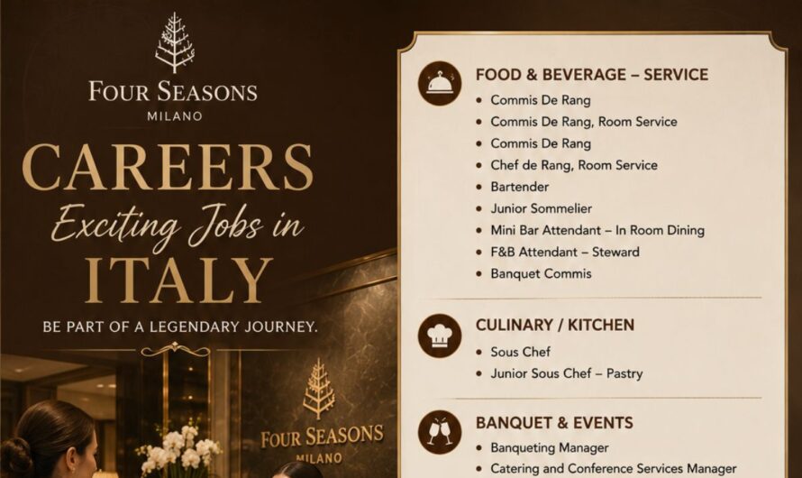 Four Seasons Milano Careers – Exciting Jobs in Italy